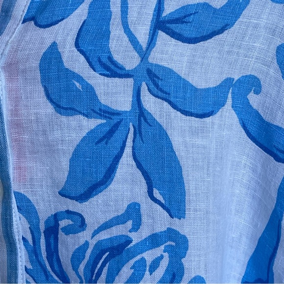 Lilly Pulitzer Riverlyn Pieced Print Tunic Top Glisten in the Sun Size S - Picture 10 of 16